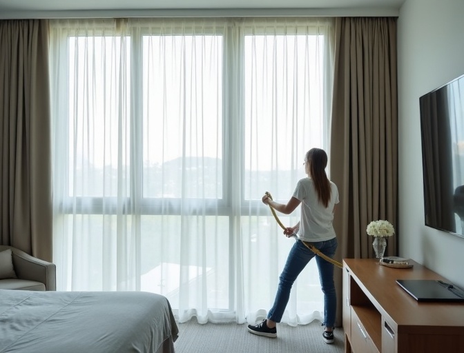 Toowong Sheer Curtain Cleaning